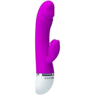 Vibratore massaggiatore elegante in silicone con 30 modalità stimolanti Viola
